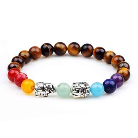 Buy Sukkhi Lavish Elephant and Buddha Beads Multi Colour Bracelet For Women - BC81033 - Purplle
