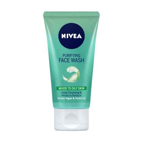 Nivea Ocean Algae Purifying Face wash for Deep cleansing & Moisture balance (Combination to Oily skin)