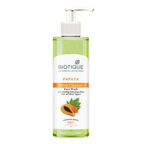 Biotique Bio Papaya Visibly Flawless Face Wash For All Skin Types (200 ml)