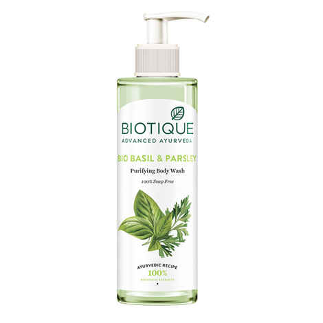 Buy Biotique Bio Basil & Parsley Purifying Body Wash (200 ml) - Purplle