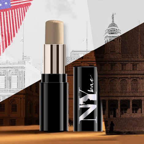 NY Bae Castor Oil Infused Foundation Concealer Colour Corrector Stick, For Wheatish - Dark Skin, Hiding in City Hall - The Porcelain Secret Treasures 9 (4.8 g)