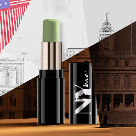 Buy NY Bae Castor Oil Infused Foundation Concealer Colour Corrector Stick, For Concealing Redness, Hiding in City Hall - The Green Secret Treasures 28 (4.8 g) - Purplle