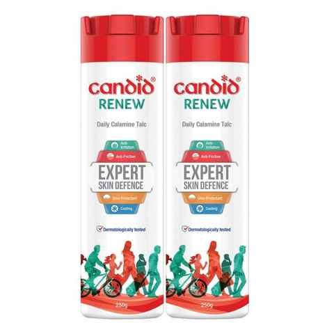 Candid Renew Daily Calamine Talc - (250 g) (Pack of 2s)