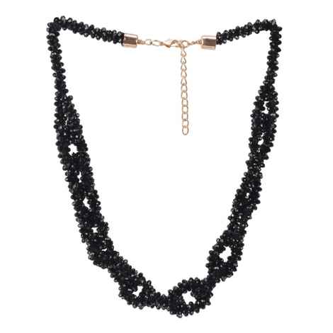 Buy Crunchy Fashion Black Multi-Layer Beads Necklace - Purplle