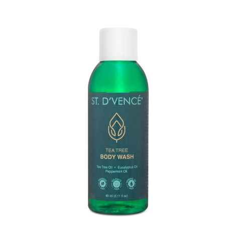 ST. D´VENCE Tea Tree Body Wash With Eucalyptus Oil & Peppermint Oil (60 ml)