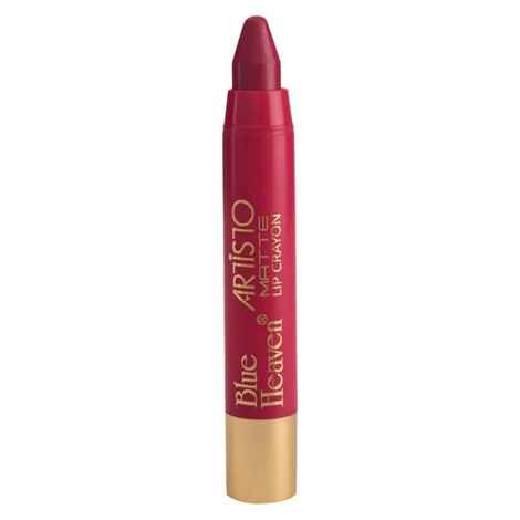 Blue Heaven Artisto Velvet Matte Lip Crayon, 06 (Princess Light Maroon) (3.2g)