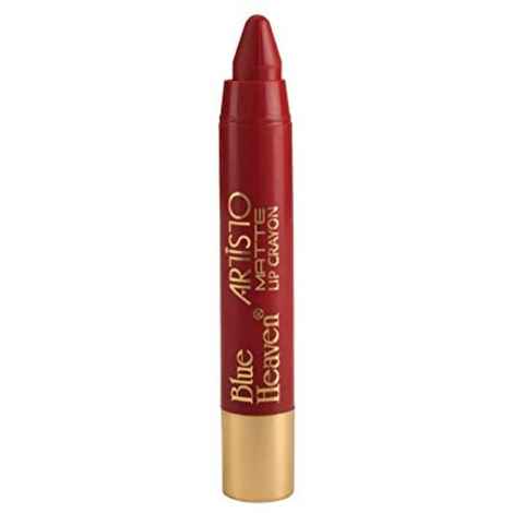Blue Heaven Artisto Velvet Matte Lip Crayon, 10 (Scarlet) (3.2g)