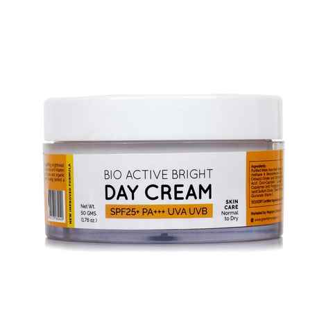 Greenberry Organics Bio Active Bright Day Cream With Spf 25 Pa+++ Uva Uvb Protection (50 g)