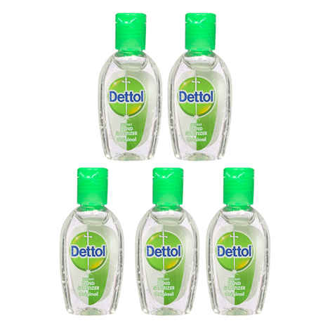 Buy Dettol Instant Hand Sanitizer Original (25 ml) Pack Of 5 - Purplle