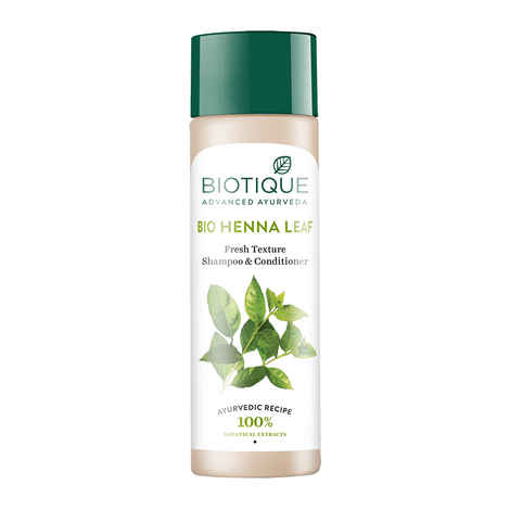 Biotique Bio Henna Leaf Fresh Texture Shampoo & Conditioner (120 ml)