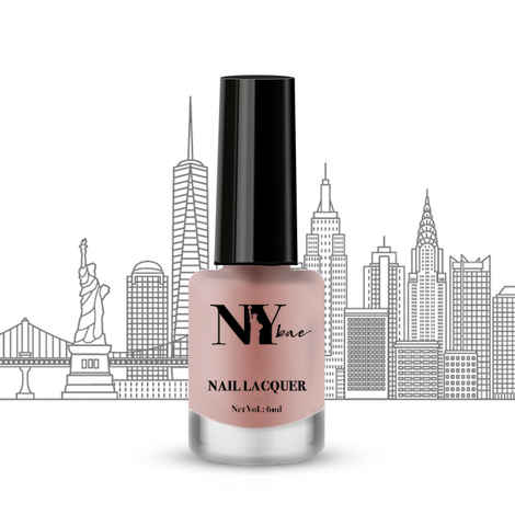 NY Bae Nail Lacquer, Matte, Nude Obsession in Manhattan - Caramel Nude (6 ml)