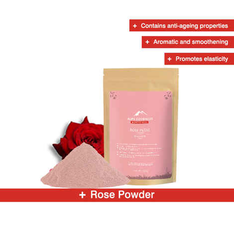 Buy Alps Goodness Powder - Rose Petal (150 g) | Gulab Powder| 100% Natural Powder | No Chemicals, No Preservatives, No Pesticides| Hydrating Face Mask - Purplle