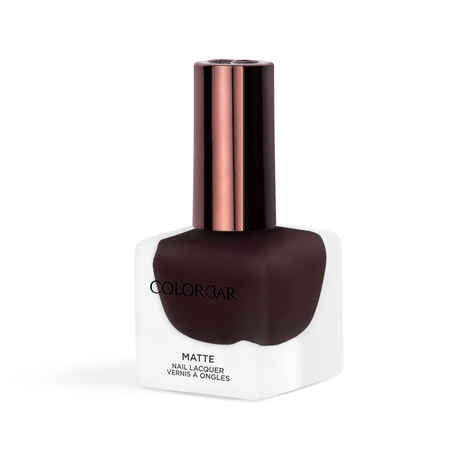 Buy Colorbar Matte Nail Lacquer Black Currant (12 ml) - Purplle