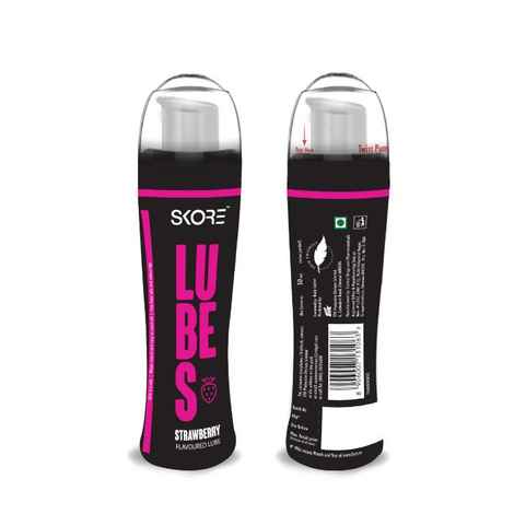 Buy Skore Lubes Strawberry Flovoured (50 ml) - Purplle