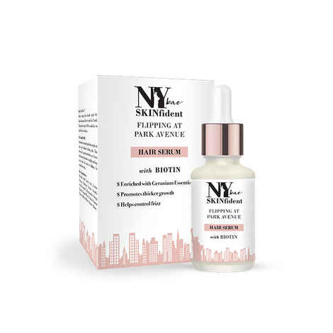 Buy NY Bae SKINfident Hair Serum, with Biotin, Hair Flipping at Park Avenue, For Hair Strengthening (10 ml) - Purplle