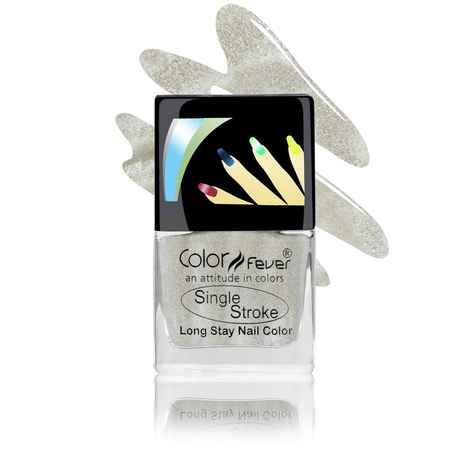 Buy Color Fever Ultra Sparkle Nail Color - Long Wear Nail Paint, Pearl White (9 ml) - Purplle