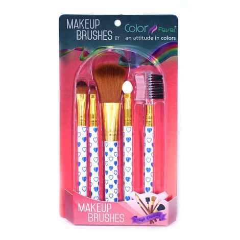 Buy Color Fever an attitude in colors Makeup Brush Set of 5 - Multi - Purplle