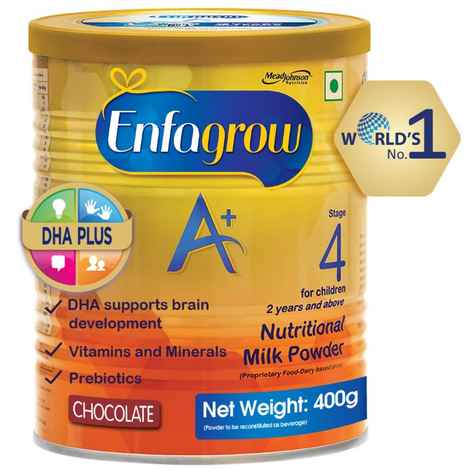 Buy Enfagrow A+ Nutritional Milk Powder (2 years and above) Chocolate: (400 g) - Purplle