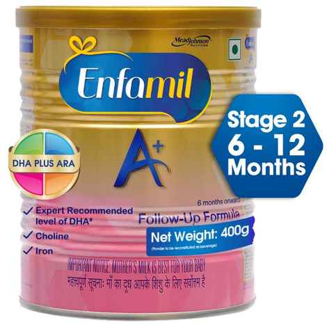 Buy Enfamil A+ Stage 2: Infant Follow-Up Formula (6 to 12 months)- (400 g) - Purplle