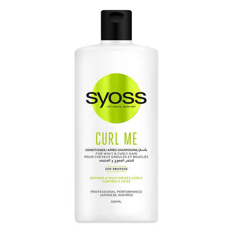 Buy Schwarzkopf Syoss Curl Me Effortless Frizz-Free Look 02 Conditioner (500 ml) - Purplle