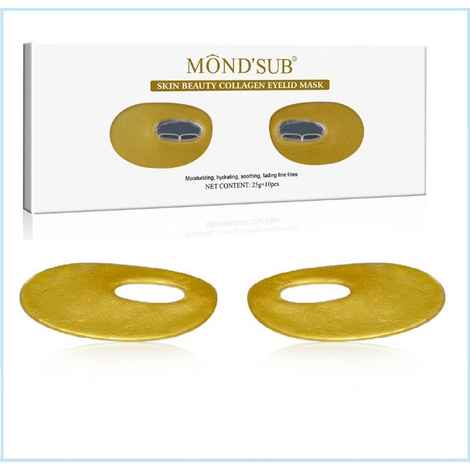 Buy Mond'Sub Golden Collagen Eyelid Mask Pack of 10 (250 g) - Purplle