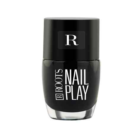 Buy Roots Nailplay Nailpolish(NPR 24- Deep Black) - Purplle