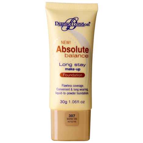 Buy Diana Of London Absolute Stay Foundation Tube - 307 Warm Tan (30 g) - Purplle