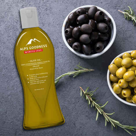 Alps Goodness Herbal Hair Oil - Olive (100 ml)