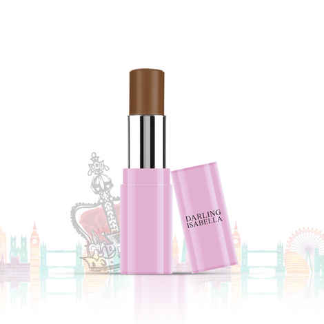 Darling Isabella Foundation Concealer Contour Color Corrector Stick, For Dark Skin, Camouflaged by Royalty - It's Dark Cocoa, Your Highness 12 (5.9 g)