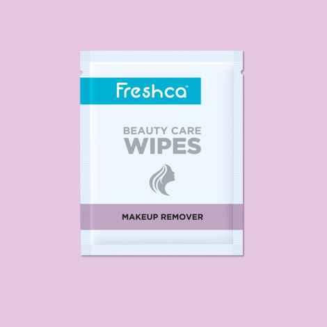 Freshca Makeup Remover Wet Wipes Single Sachet Micellar Water Formula pH Balanced Alcohol Paraben Silicon SLS Free 10 Pcs (Pack of 3)
