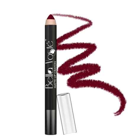 Bella Voste Matt Lip Crayon Red High Heels (14) (2.8 gm)( Sharpenable)