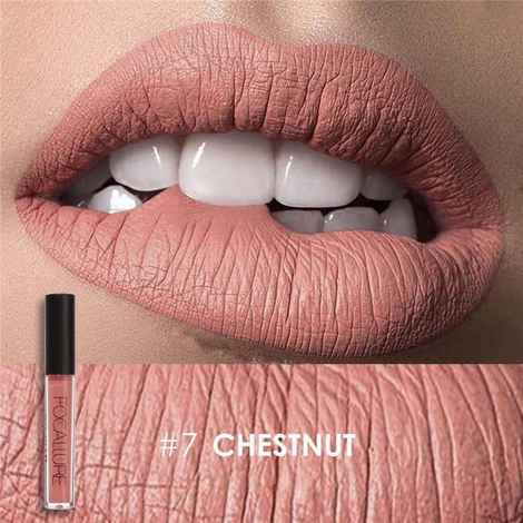 Buy Focallure Matte Liquid Lipstick # Cheshnut FA24#7 - Purplle