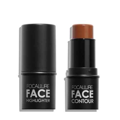 Buy Focallure Face Highlighter & Contour Multistick #04 Brown FA01#4 - Purplle