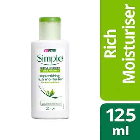 Buy Simple Kind To Skin Replenishing Rich Moisturiser, (125 ml) - Purplle