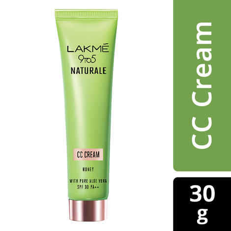 Buy Lakme 9 To 5 Naturale CC Cream SPF 30 PA++ - Honey (30 g) - Purplle