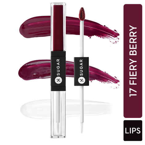 Buy Smudge Me Not Lip Duo - 17 Fiery Berry (Marsala) - Purplle