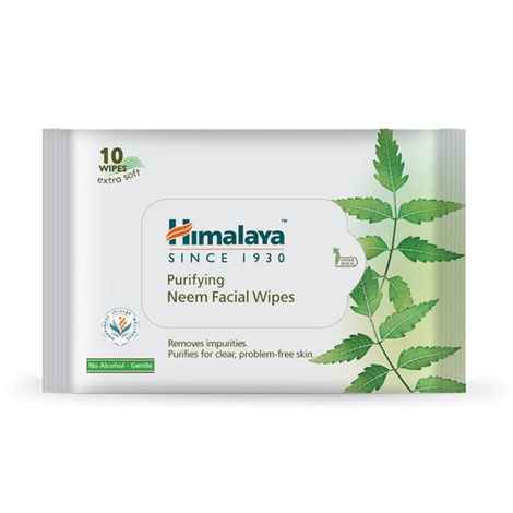 Buy Himalaya Purifying Neem Facial Wipes 10's - Purplle