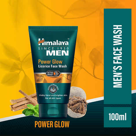 Himalaya Men Power Glow Licorice Face Wash (100 ml)