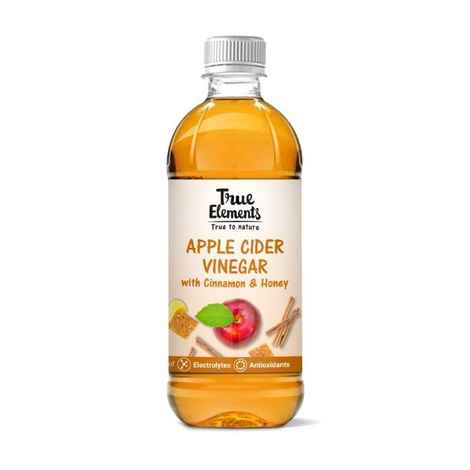 Buy True Elements Apple Cider Vinegar With Cinamon And Honey (500 ml) - Purplle