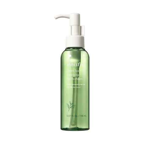 Buy Innisfree Green Tea Cleansing Gel-To-Foam (150 ml) - Purplle