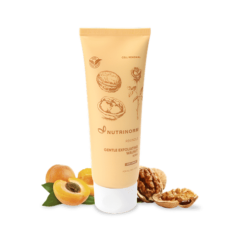 Buy NUTRINORM Gentle Exfoliating Walnut Scrub - Face Scrub for Blackheads, Dead Skin Removal with Walnut Granules | Paraben Free - Purplle