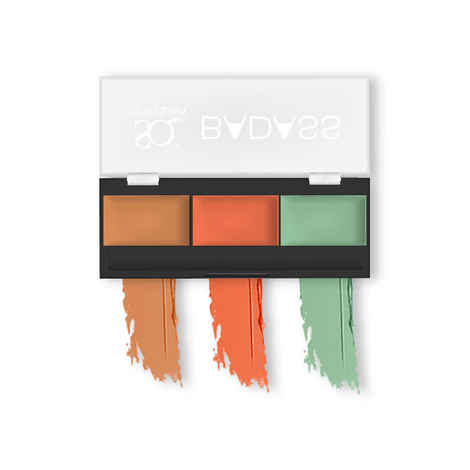 Buy Stay Quirky Concealer Palette with Orange & Green Color Corrector, BadAss, For Dusky Skin - Secret Lust 5 (1.5 g X 3) - Purplle