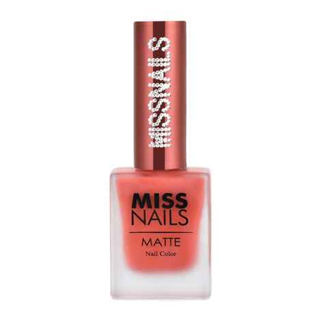 Buy Miss Nails Nail Paint Matte 11 Coral Blush (10 ml) - Purplle