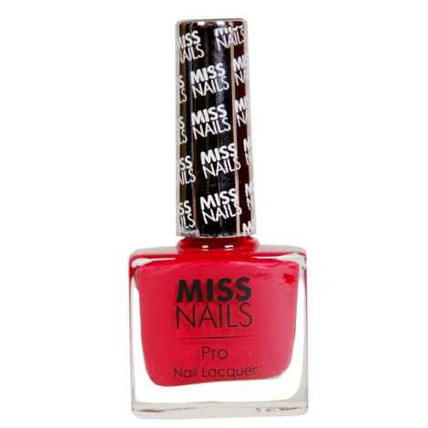 Buy Miss Nails Nail Paint Pro/Matte 80 Tomato Red (10 ml) - Purplle
