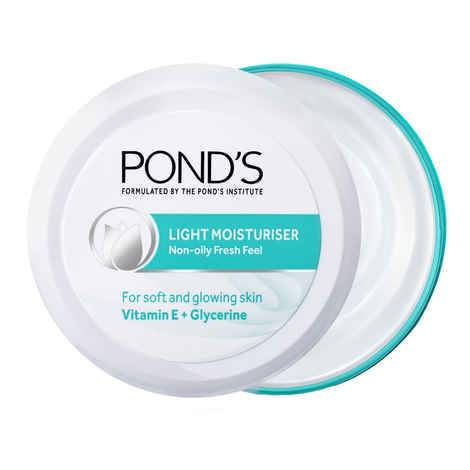 Buy Ponds Light Moisturiser Non-Oily Fresh Feel With Vitamin E + Glycerine | 200ml - Purplle