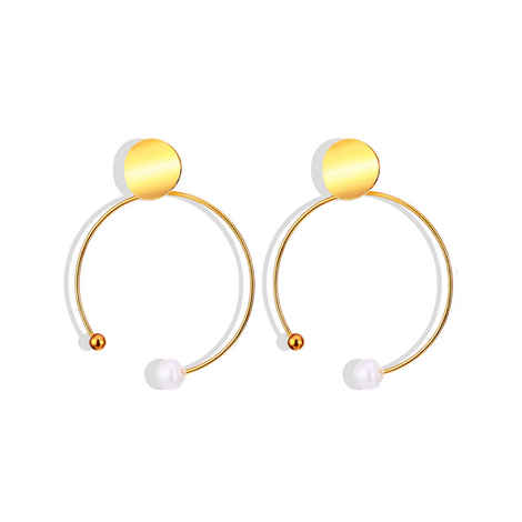 Buy Ferosh Semi Hoop Earrings - Purplle