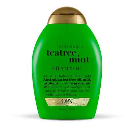 Buy OGX Hydrating Teatree Mint Shampoo (385 ml) - Purplle