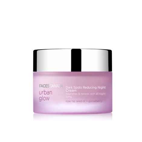 Buy Faces Canada Urban Glow Dark Spots Reducing Night Cream (50 g) - Purplle