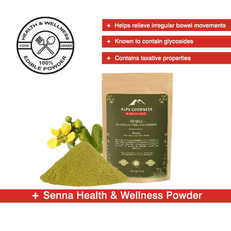 Buy Alps Goodness Health & Wellness Supplement Powder - Senna (50 gm) to Enhance Overall Well-Being - Purplle