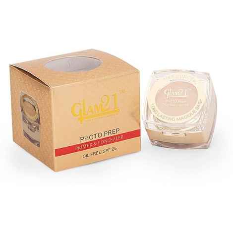 Glam21 Photo Prep Primer & Concealer Oil Free Spf 25 (5 + 4 g) Pc1011-03